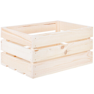 Holzkiste Stiege 27,5 Liter Obstkiste 46 x 32 cm Holzstiege Holzkiste Stiege 27,5 Liter Obstkiste 46 x 32 cm Holzstiege