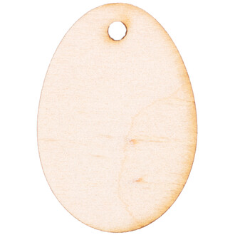 Osterei Fdelloch 2,8 x 4 cm Holz
