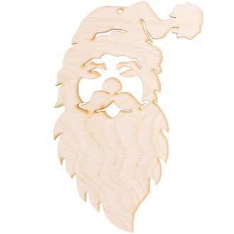 Weihnachtsmann Holzmotiv 11 x 17 cm Weihnachtsmann Holzmotiv 11 x 17 cm