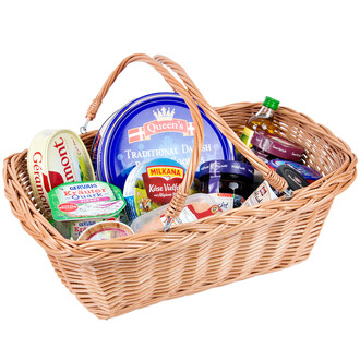 Weidenkorb mit klappbare Henkel 12 kg Traglast für das... Weidenkorb mit klappbare Henkel 12 kg Traglast für das...