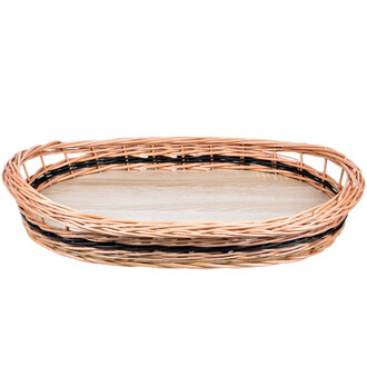 Kellnertablett Tablett 2farbig 48 x 33 cm Frühstückstablett Kellnertablett Tablett 2farbig 48 x 33 cm Frühstückstablett