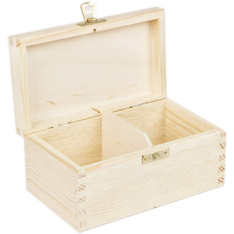 Kiste mit Deckel und Schloss aus Holz 16,5 x 9,5 x 8 cm Kiste mit Deckel und Schloss aus Holz 16,5 x 9,5 x 8 cm
