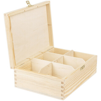 Aufbewahrungsbox 6 Unterteilungen und Schloss 22,5 x 16,5... Aufbewahrungsbox 6 Unterteilungen und Schloss 22,5 x 16,5...