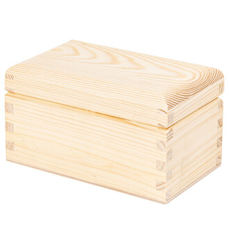 Teekiste mit 2 Fächer und abgerundetem Deckel Teekiste mit 2 Fächer und abgerundetem Deckel