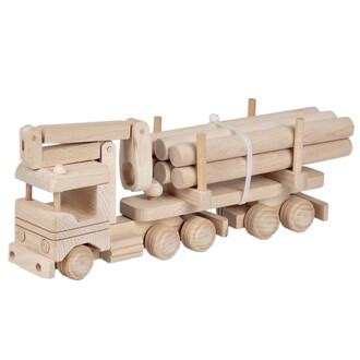 Holz Laster mit HDS Kran Holz Laster mit HDS Kran