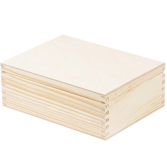 Holzbox mit Deckel 22 x 16 x 8 cm Holzbox mit Deckel 22 x 16 x 8 cm