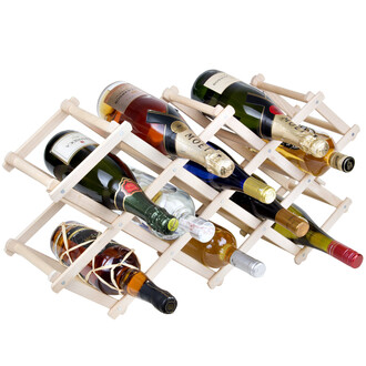 klappbares Weinregal aus Holz klappbares Weinregal aus Holz